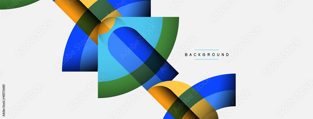 Trendy shapes, color minimal design composition, lines and shadows for wallpaper banner background or landing page Trendy shapes, color minimal design composition, lines and shadows for wallpaper banner background or landing page