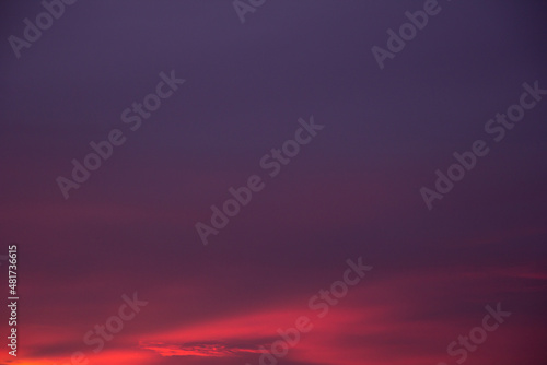 Colorful of sunset, natural background