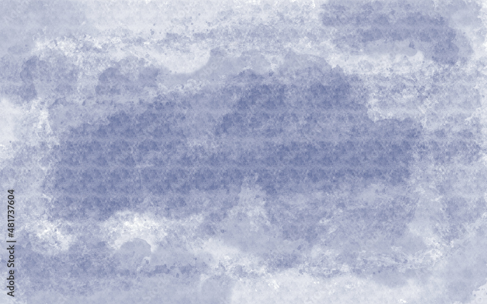 Obraz premium snow on the window blue background abstract