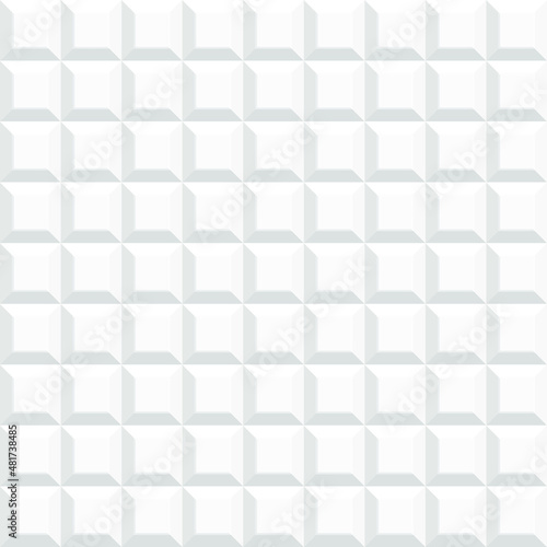 White geometric background. Vector illustration. 