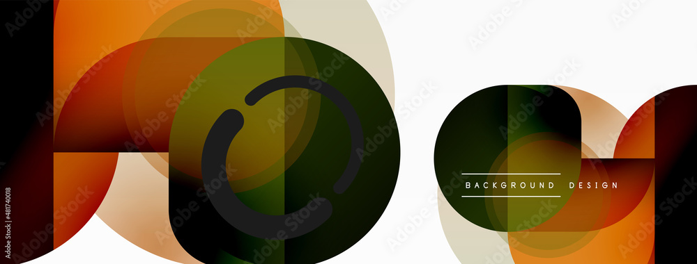 Creative geometric wallpaper. Minimal circle triangle and square line abstract background. Vector illustration for wallpaper banner background or landing page Creative geometric wallpaper. Minimal circle triangle and square line abstract background. Vector illustration for wallpaper banner background or landing page