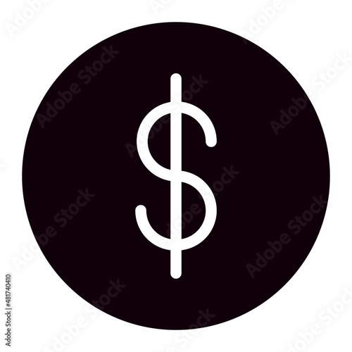 coin glyph icon