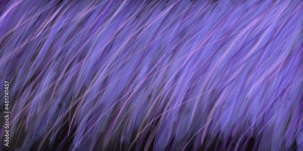 Fototapeta premium Abstrakcyjne tło z miejscem na tekst, z fioletowymi, różowymi i błękitnymi falami. Nowoczesny design, tapeta z fantazyjną teksturą.
