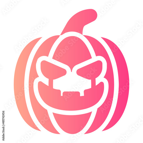 halloween party gradient icon