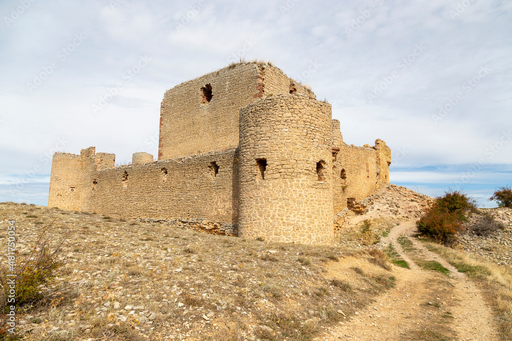Caracena castle in Soria , Castile and Leon community, Spain