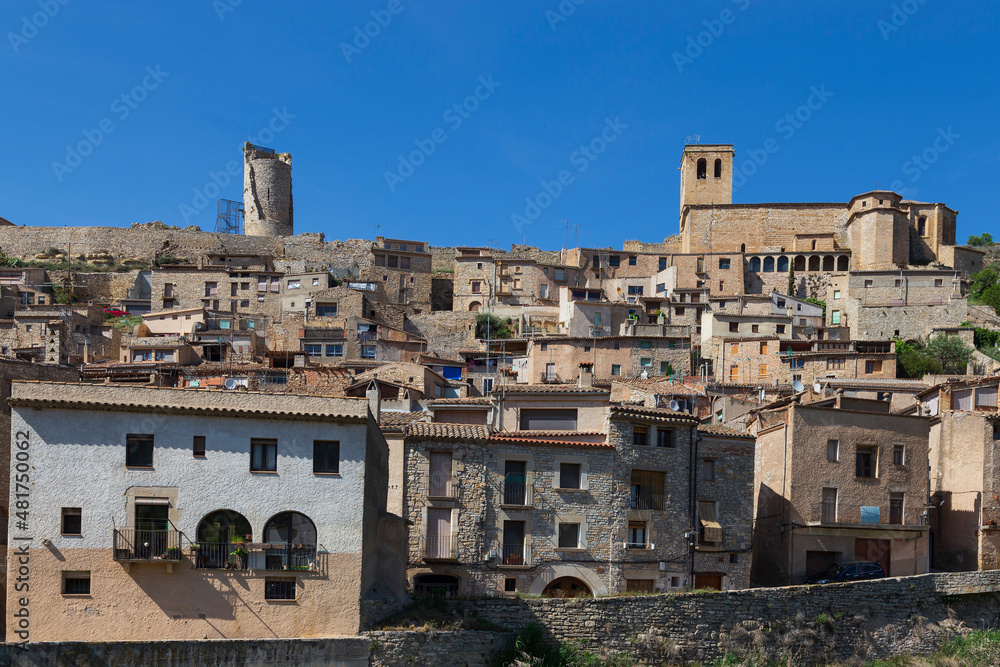 View of Guimera, Lleida, Catalonia, Spain