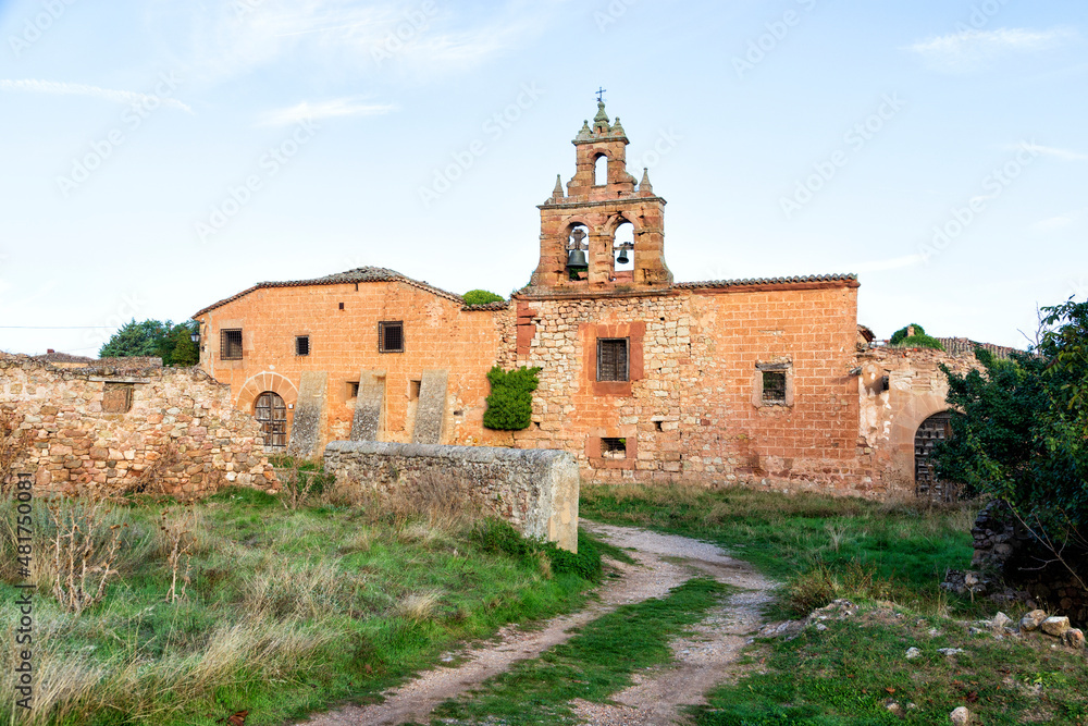 Ruins of beguinage of Saint Roman in Medinaceli, Soria, Castile and Leon community, Spain