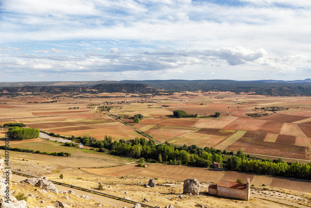 Fototapeta premium Landscape from the Gormaz castle