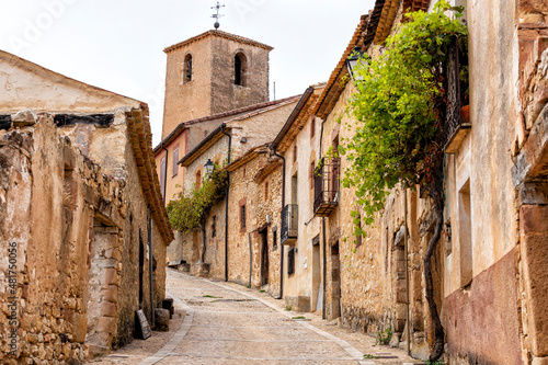Street on Caracena , Soria, Castile and Leon community, Spain photo