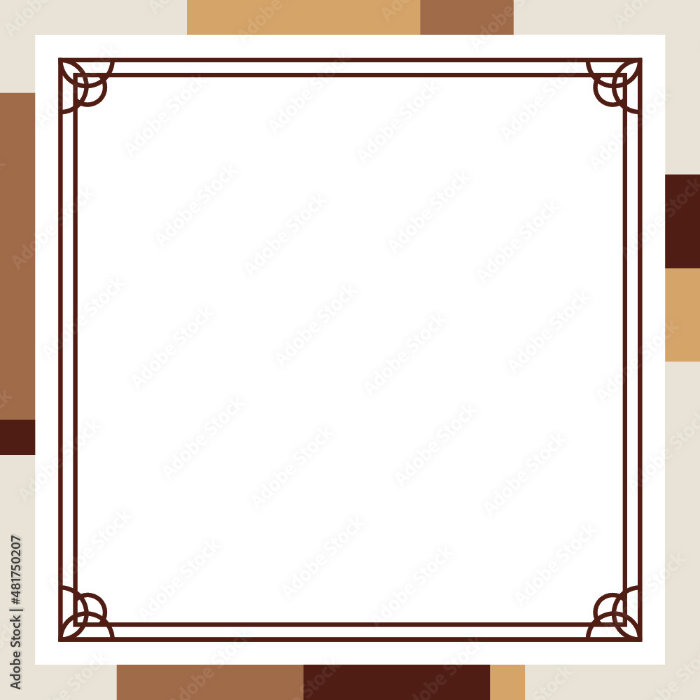 F_전통무늬 상장 테두리 d