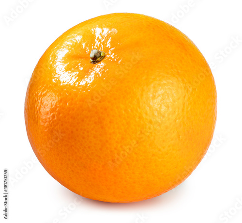 Fresh Mandarin Orange isolated on white background, Taiwan Tangerine Orange on White Background With clipping path.