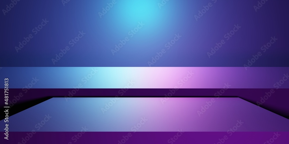 3d rendering of purple and blue abstract geometric background. Scene for advertising, technology, showcase, banner, cosmetic, fashion, business, metaverse. Sci-Fi Illustration. Product display 3d rendering of purple and blue abstract geometric background. Scene for advertising, technology, showcase, banner, cosmetic, fashion, business, metaverse. Sci-Fi Illustration. Product display