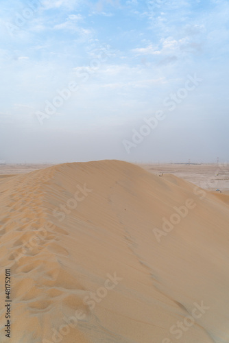 Beautiful view of Singing Dune in Qatar.