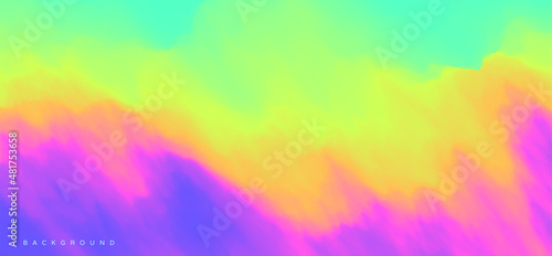 Abstract background with dynamic effect. Creative design poster with vibrant gradients. Vector Illustration for advertising, marketing, presentation. Mobile screen.