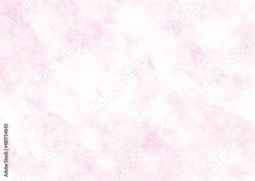 水彩 背景画像 淡いピンクの春色のテクスチャ 