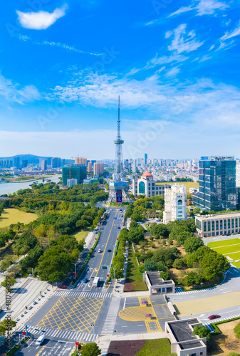 Urban environment of Wuzhong District, Suzhou, Jiangsu province photo