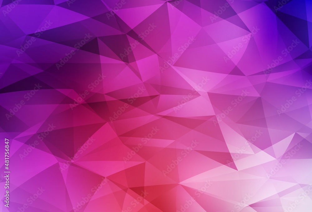 Light Pink, Red vector polygon abstract backdrop. Light Pink, Red vector polygon abstract backdrop.
