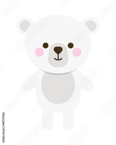 cute white bear