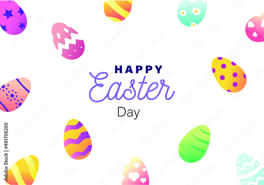 easter egg illustrations with various ornaments decorated arranged for copy space background. colorful decorations for a cheerful nuance of the Easter day celebration. easter egg illustrations with various ornaments decorated arranged for copy space background. colorful decorations for a cheerful nuance of the Easter day celebration.