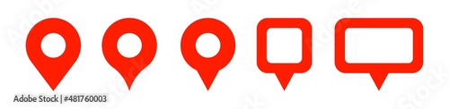 Set of location icons. Map pin place marker. Location pin collection. Set of map pin icons.
