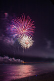 Fireworks over the Panama City Beach Pier 