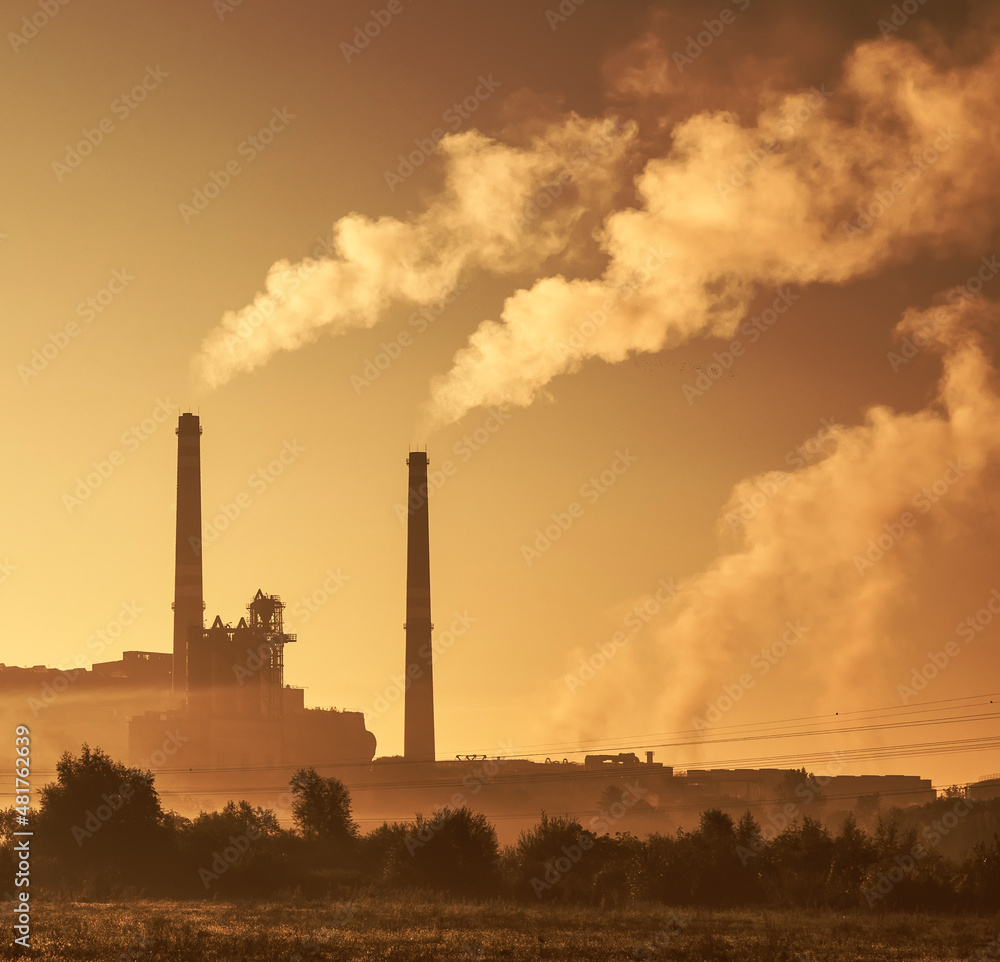 power-station, industrial, environment, pollute, smoke, carbon-dioxid, air, pollution, architecture, chimney, burning, emission, carbon, global-warming, chemical, energy, climate, dioxid, dirty, ecolo