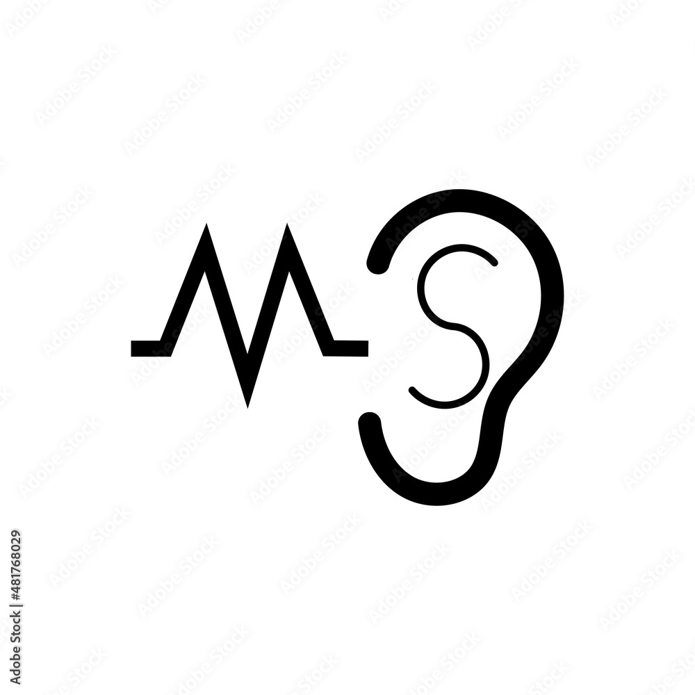 Hearing Logo Template vector icon design