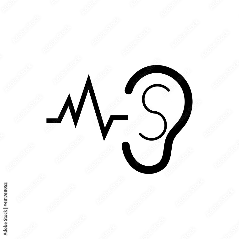Hearing Logo Template vector icon design Hearing Logo Template vector icon design