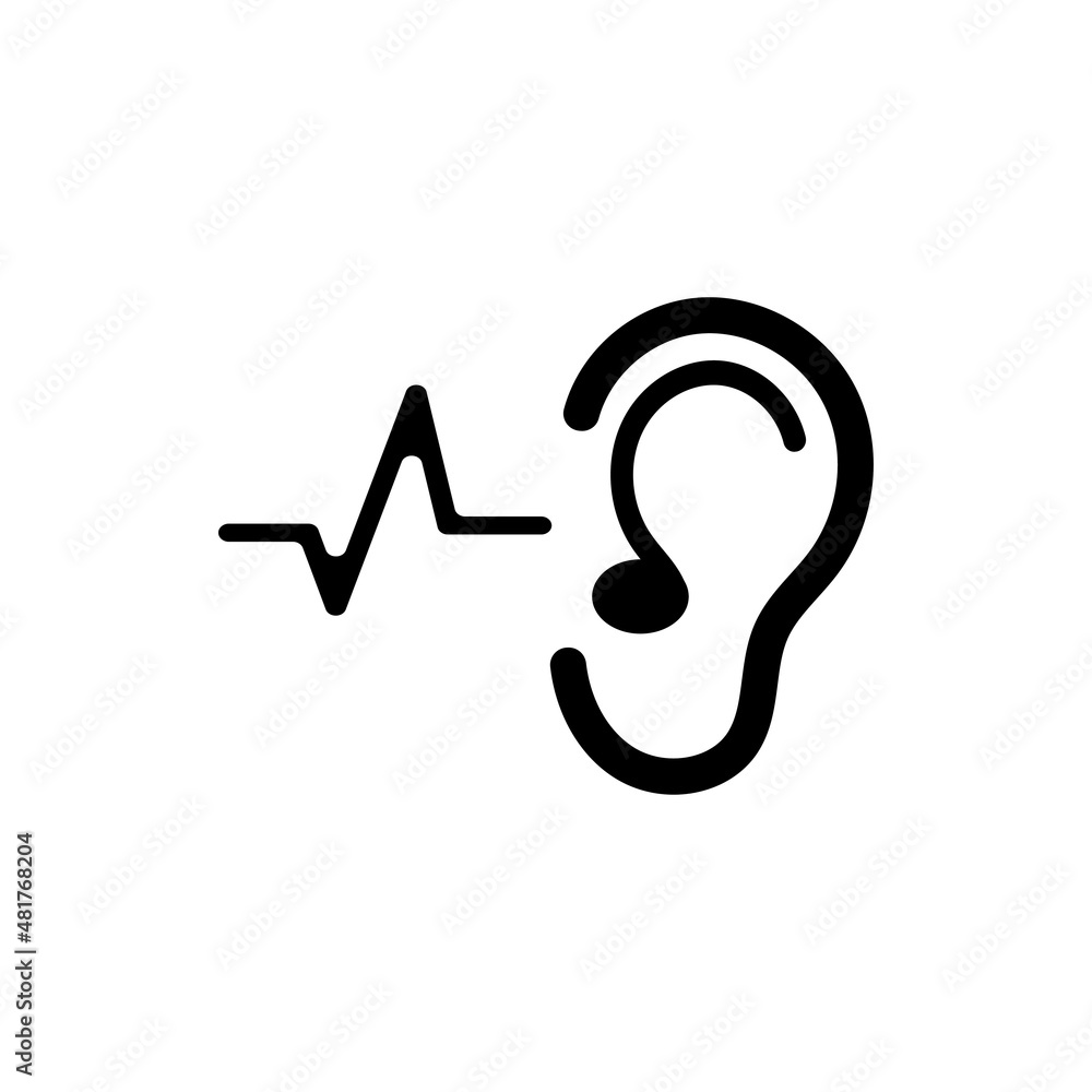 Hearing Logo Template vector icon design Hearing Logo Template vector icon design