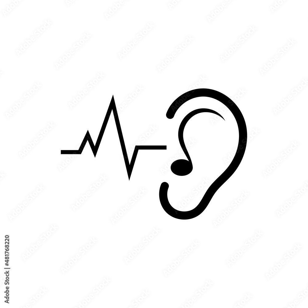 Hearing Logo Template vector icon design Hearing Logo Template vector icon design