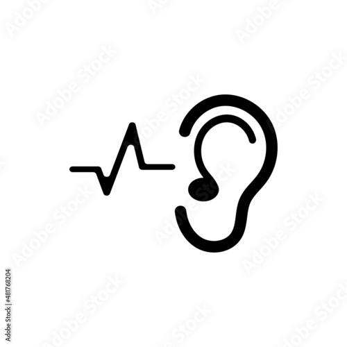 Hearing Logo Template vector icon design