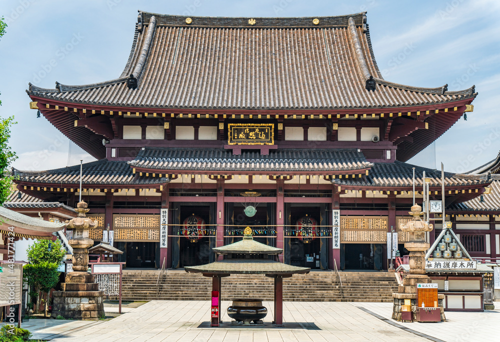 Obraz premium 川崎大師 平間寺の大本堂【神奈川県・川崎市】