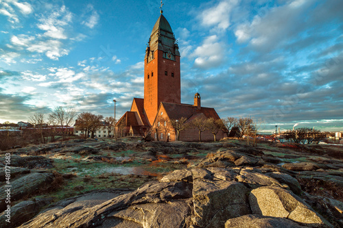 Masthugg Kirka lutheran protestant church Goteborg, Gothenburg, Sweden photo