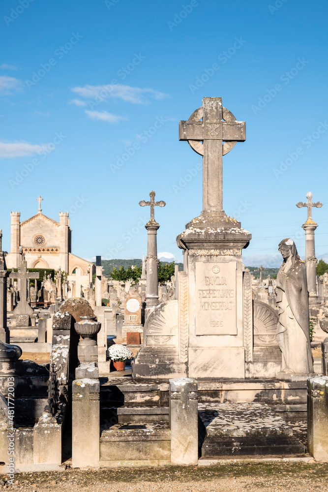 Llucmajor cemetery, Mallorca, Balearic Islands, Spain
