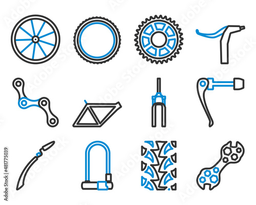 Bike Icon Set