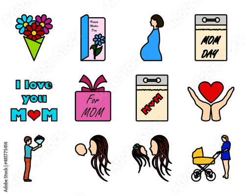Motherday Icon Set