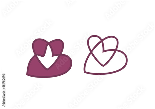 
logo, face, people, hug, kiss, family, love, heart, valentine's day, relationship, couple, symbol, icon, tattoo, trust, help, medicine, children, donor, cardiologist, health, rehabilitation, together photo