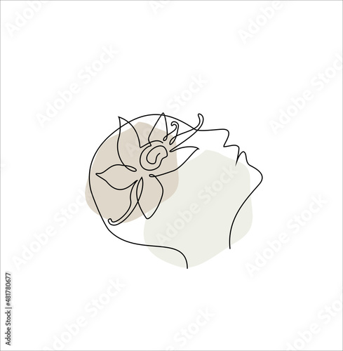 
logo, girl, face, hair, leaves, eco, bio, archidea, flower, profile, woman, head, hairstyle, natural, health, care, hair care, one line, medicine, hair treatment, restoration, extension, salon, the h