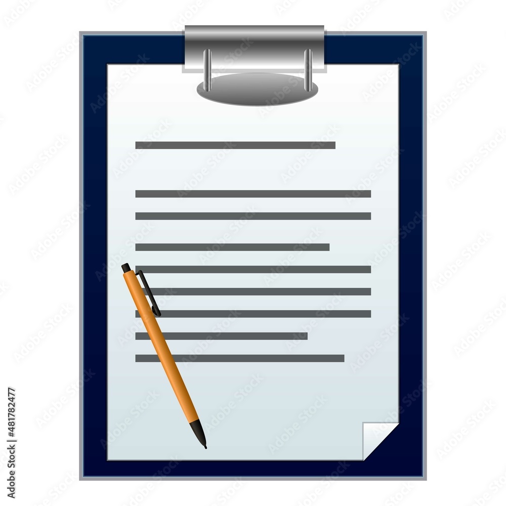 Police report icon cartoon vector. Policeman document Police report icon cartoon vector. Policeman document