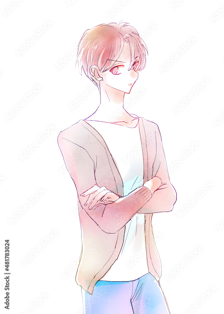 怒っている男性