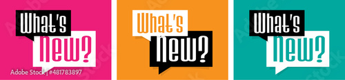 What's new?
