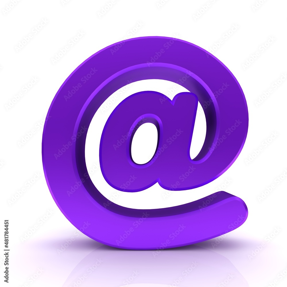 WWW sign Internet web symbol et icon purple 3d WWW sign Internet web symbol et icon purple 3d