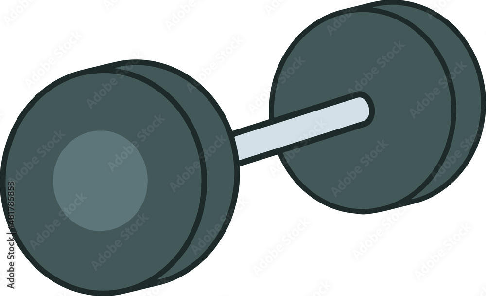 Clip art of exercise equipment dumbbell Clip art of exercise equipment dumbbell