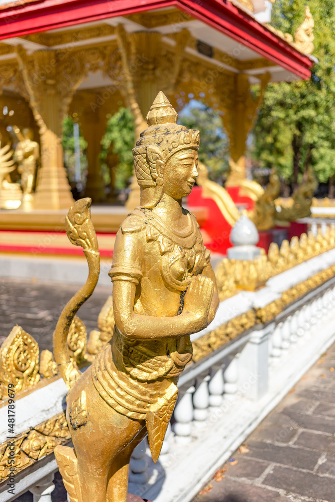 The architecture of Thai Buddism Temple The architecture of Thai Buddism Temple