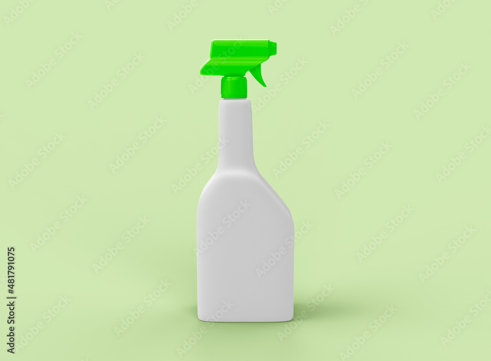 White and Green Spray Pistol Cleaner Plastic Bottle White and Green Spray Pistol Cleaner Plastic Bottle