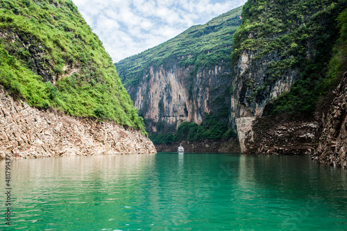 Landscape of the Three Gorges of the Yangtze River in China