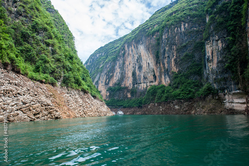 Landscape of the Three Gorges of the Yangtze River in China