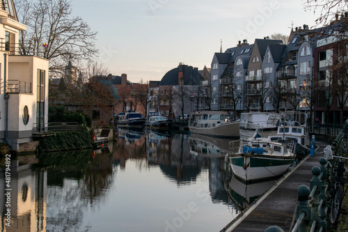 recreational port of Malines, Belgium