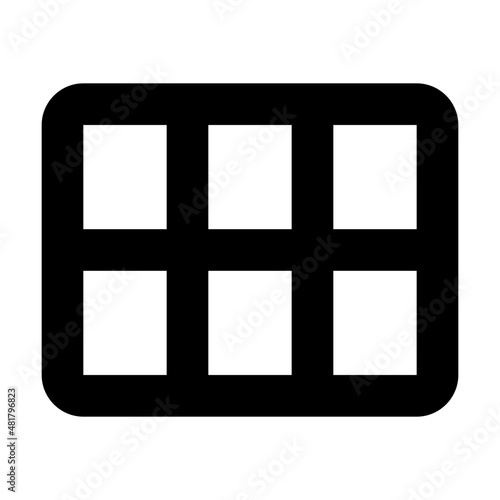 Calendar View Month Icon, Calendar Vector 