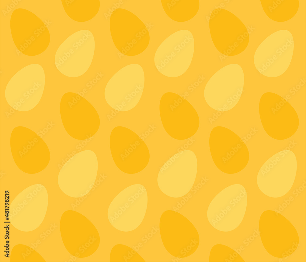 Vector seamless pattern with decorative eggs. Easter holiday yellow background for the site, printing on fabric, gift wrapping and wallpaper
Vector seamless pattern with decorative eggs. Easter holiday yellow background for the site, printing on fabric, gift wrapping and wallpaper